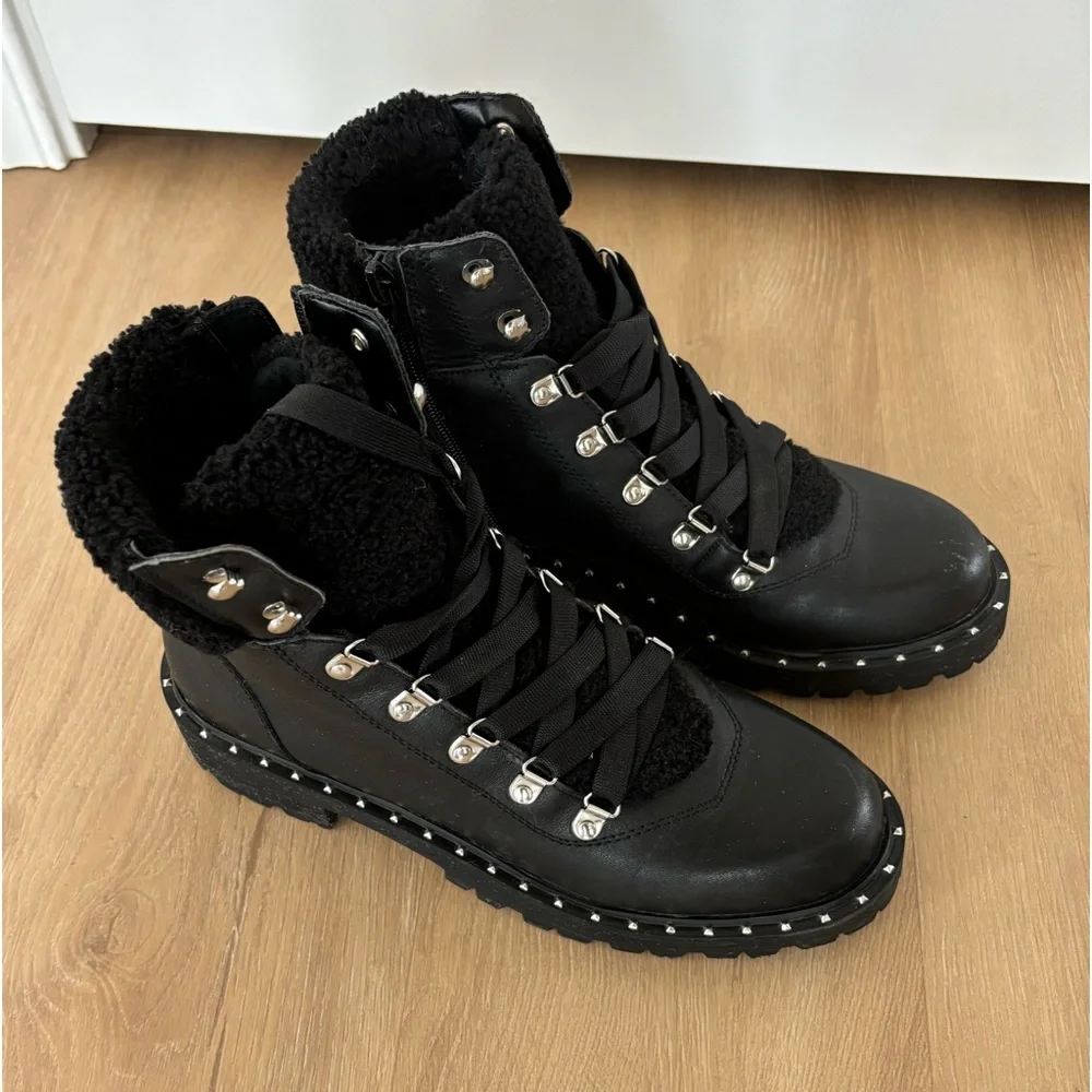 Steve madden black ankle boots for women size 7.5 - Picture 1 of 17